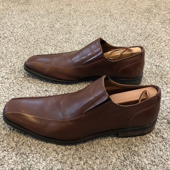Men's Brown, Mike Konos Italian Shoes (Size 9) - Picture 4 of 10